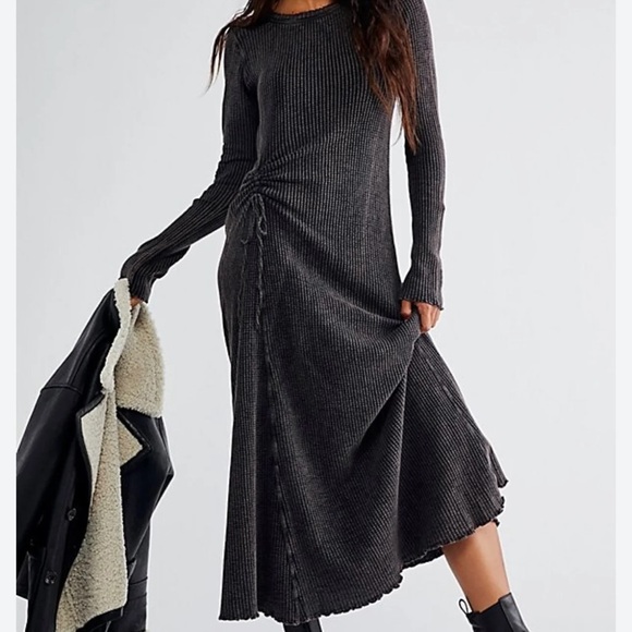 Free People Dresses & Skirts - Free People waffle knit dress.
